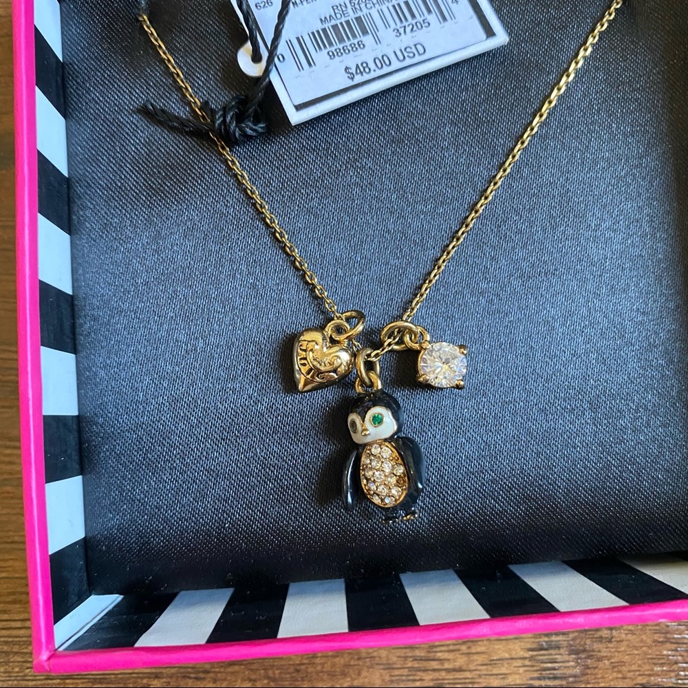 Juicy Couture Penguin Necklace Mini Critter